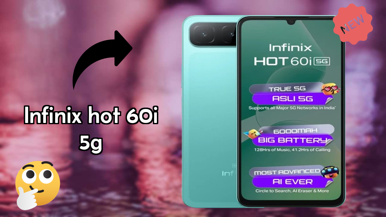 Infinix Hot 60i 5G Display Size: 6.75 Inches (17.15 Cm) Screen Review