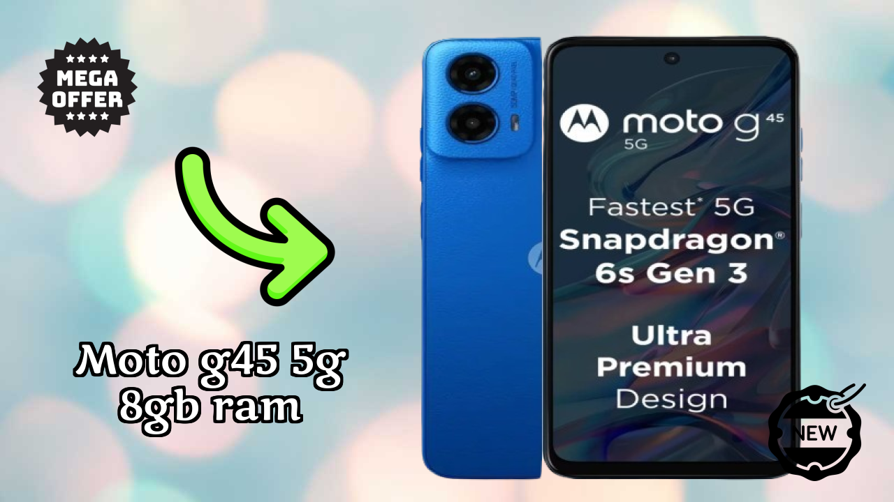 Moto G45 5G 8GB RAM Gaming Test: Snapdragon 6s Gen 3 FPS Performance