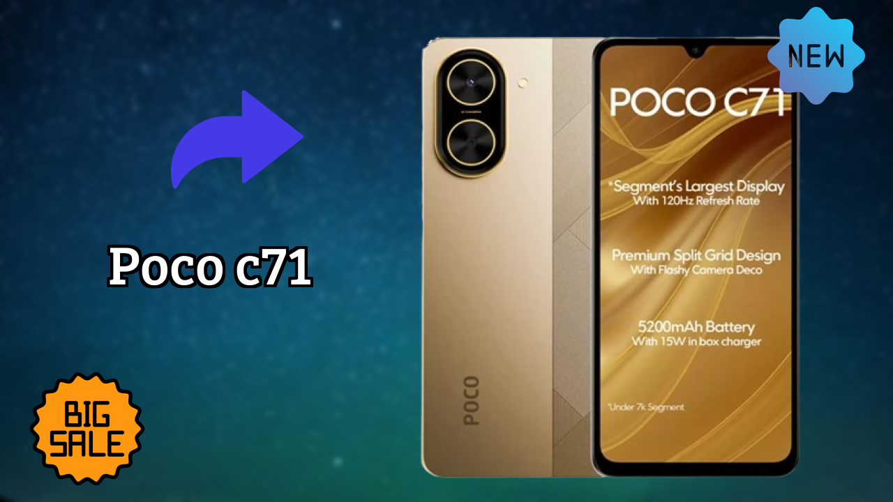 POCO C71 at ₹6,179 - Complete Buying Guide