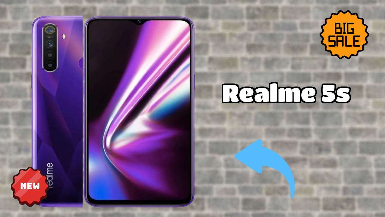 Realme 5s Display Analysis: 6.5 Inches (16.51 Cm) Screen