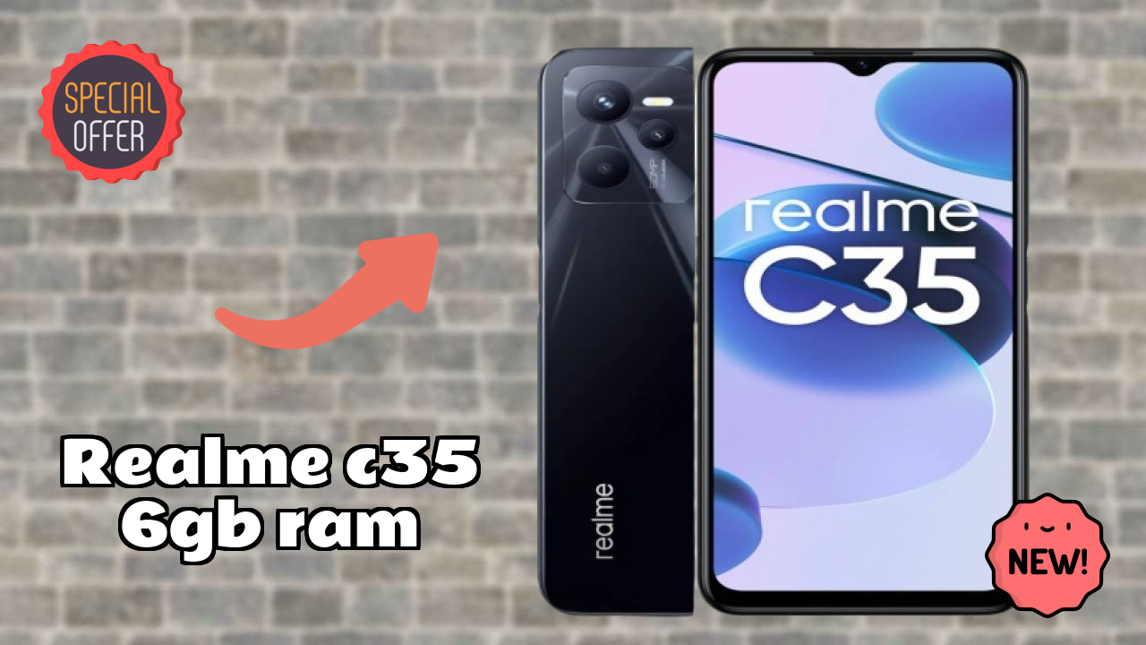 Realme C35 6GB RAM Display Technology: IPS LCD Review