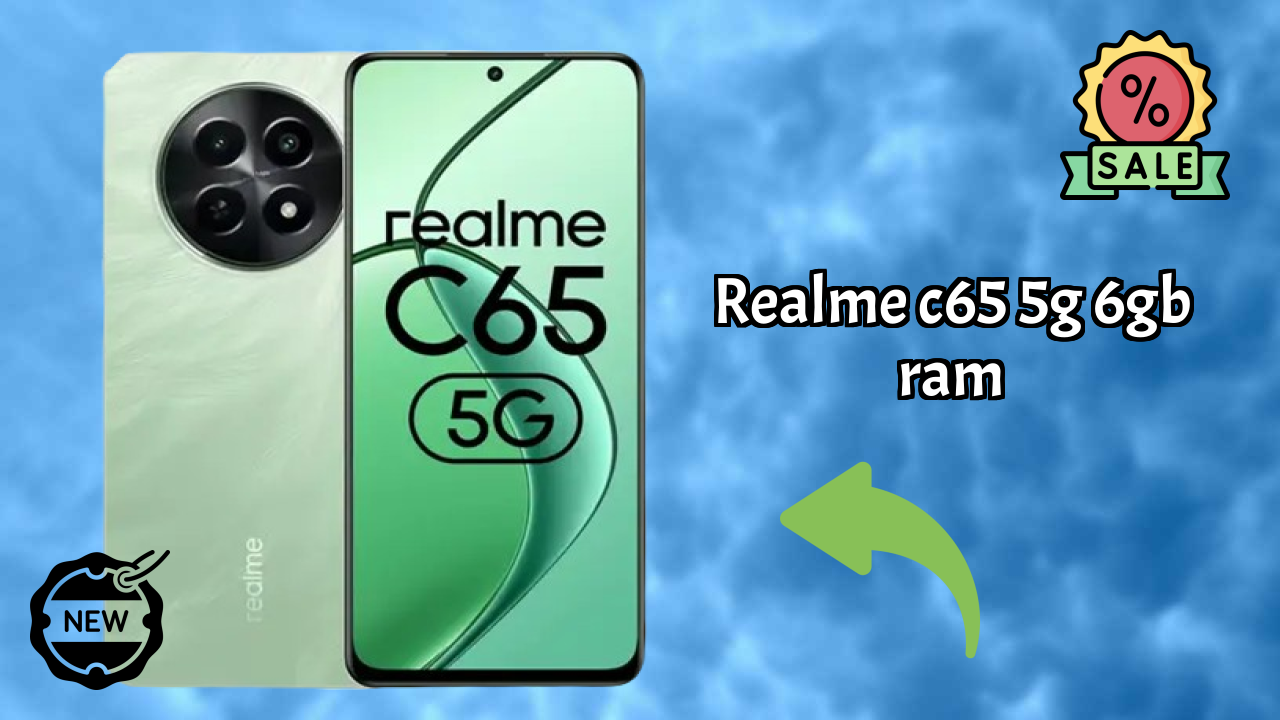 Realme Realme C65 5G 6GB RAM - Price Dropped to ₹13,990 Today!