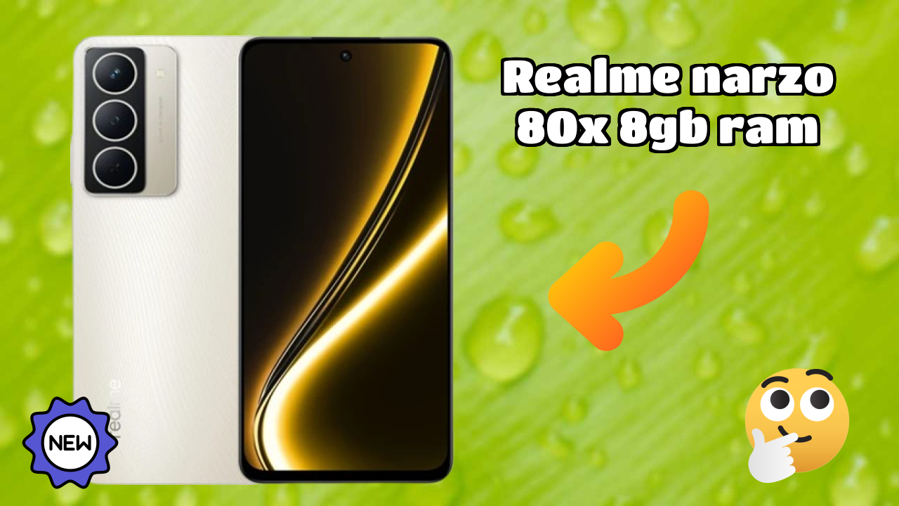 Realme Narzo 80X 8GB RAM at ₹12,999 - Best Deal Available
