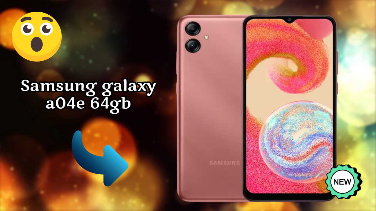 Samsung Galaxy A04e 64GB RAM Performance: 3 GB RAM Multitasking Review