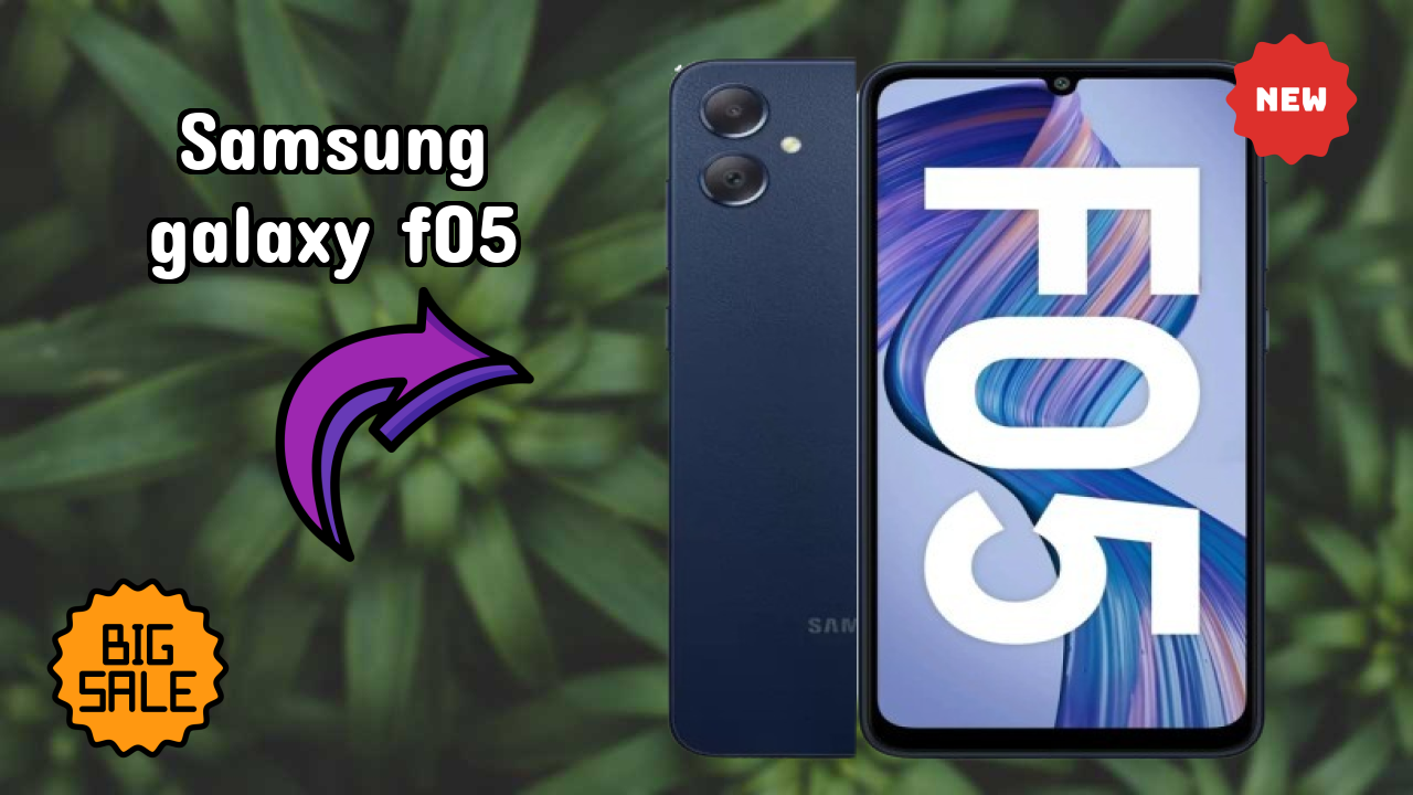 Samsung Galaxy F05 2026: Camera 50 MP + 2 MP Rear Camera And LongLife Bettry