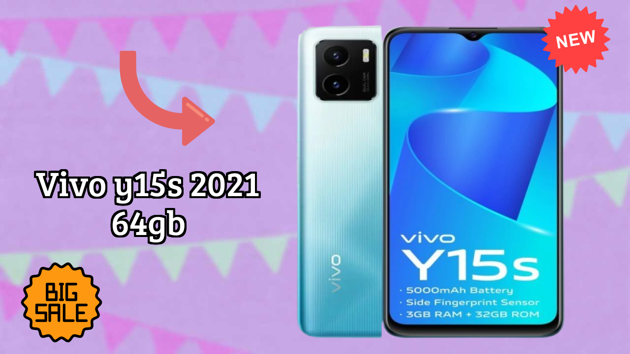 Vivo Y15s 2021 64GB Display Size: 6.51 Inches (16.54 Cm) Screen Quality