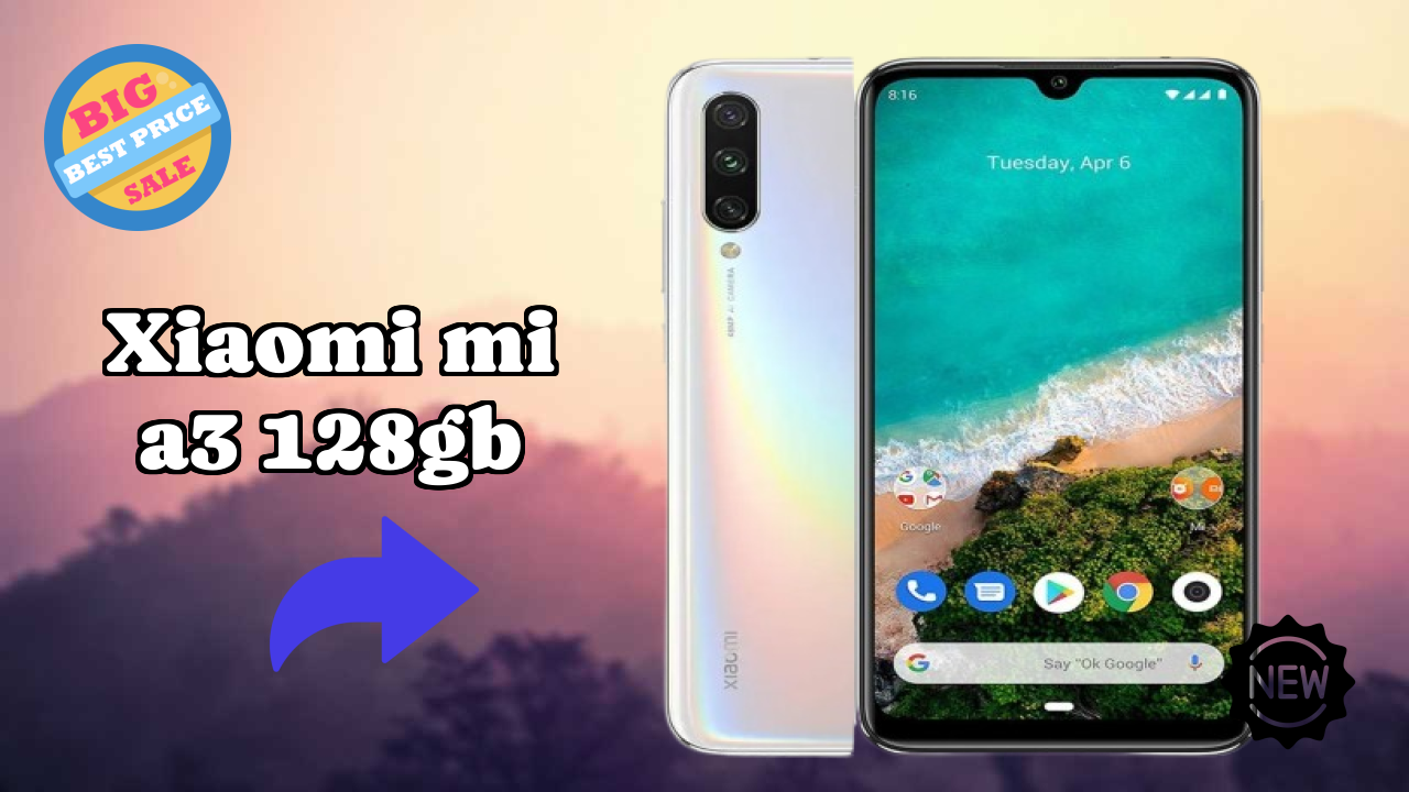 Xiaomi Mi A3 128GB Camera Quality: 48 MP + 8 MP + 2 MP Rear Camera Low Light